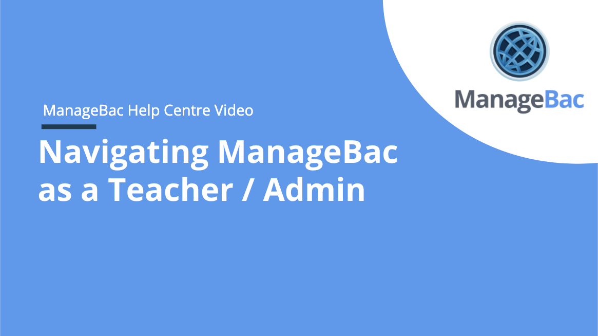 User Guide Video Teacher Admin 