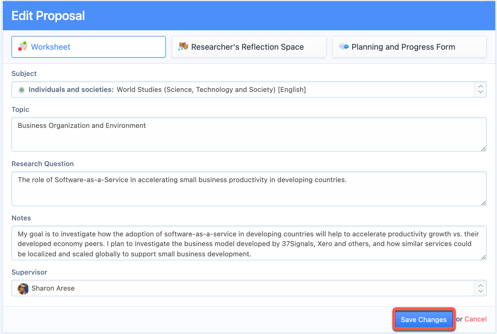 how to upload extended essay to managebac