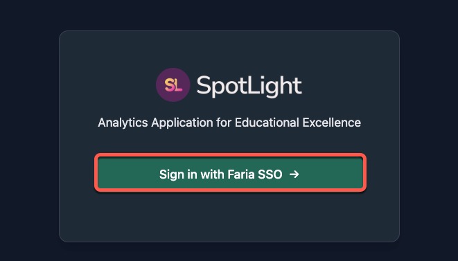 SpotLight SSO button