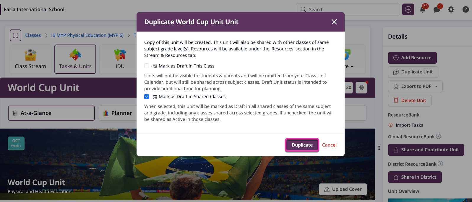 DP Overview Screen in SpotLight