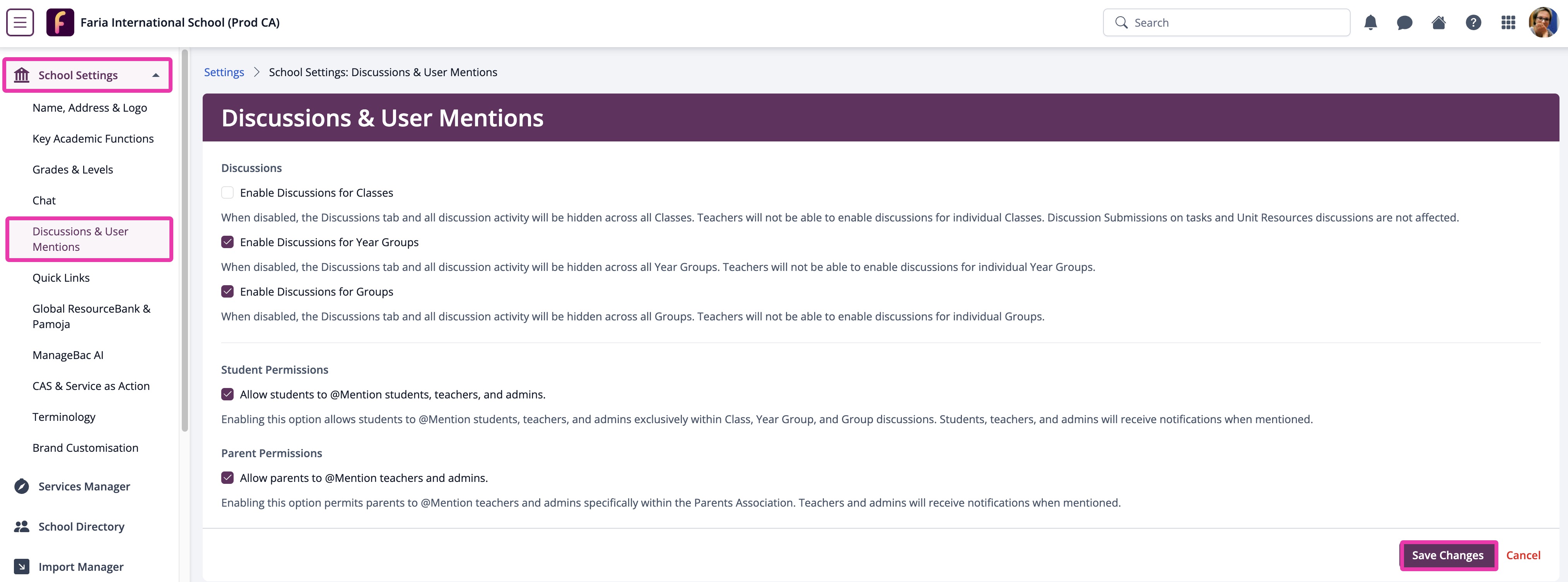 Settings > School Settings > Discussions & User Mentions.jpg