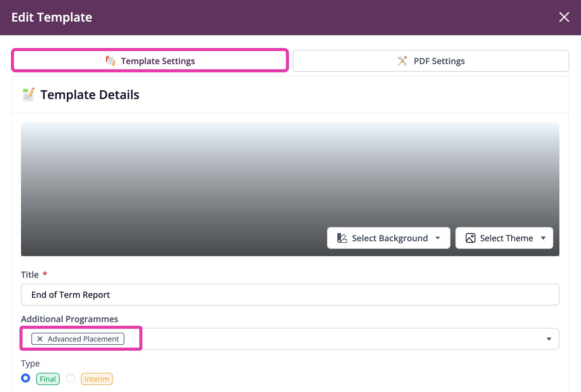 1- Depending on the initial template settings and Additional Programmes added, it would be possible to show the Assessment of classes in multiple academic programmes in the same Assessment Component..jpg