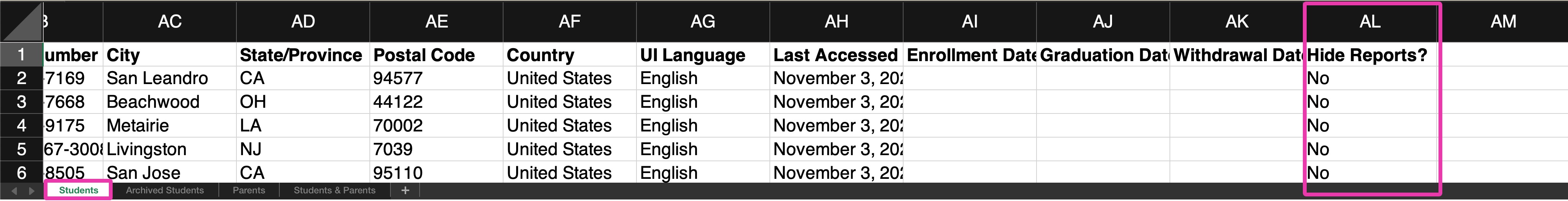 Student and Parent information spreadsheet.jpg