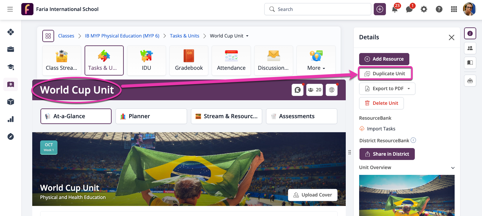 DP Overview Screen in SpotLight