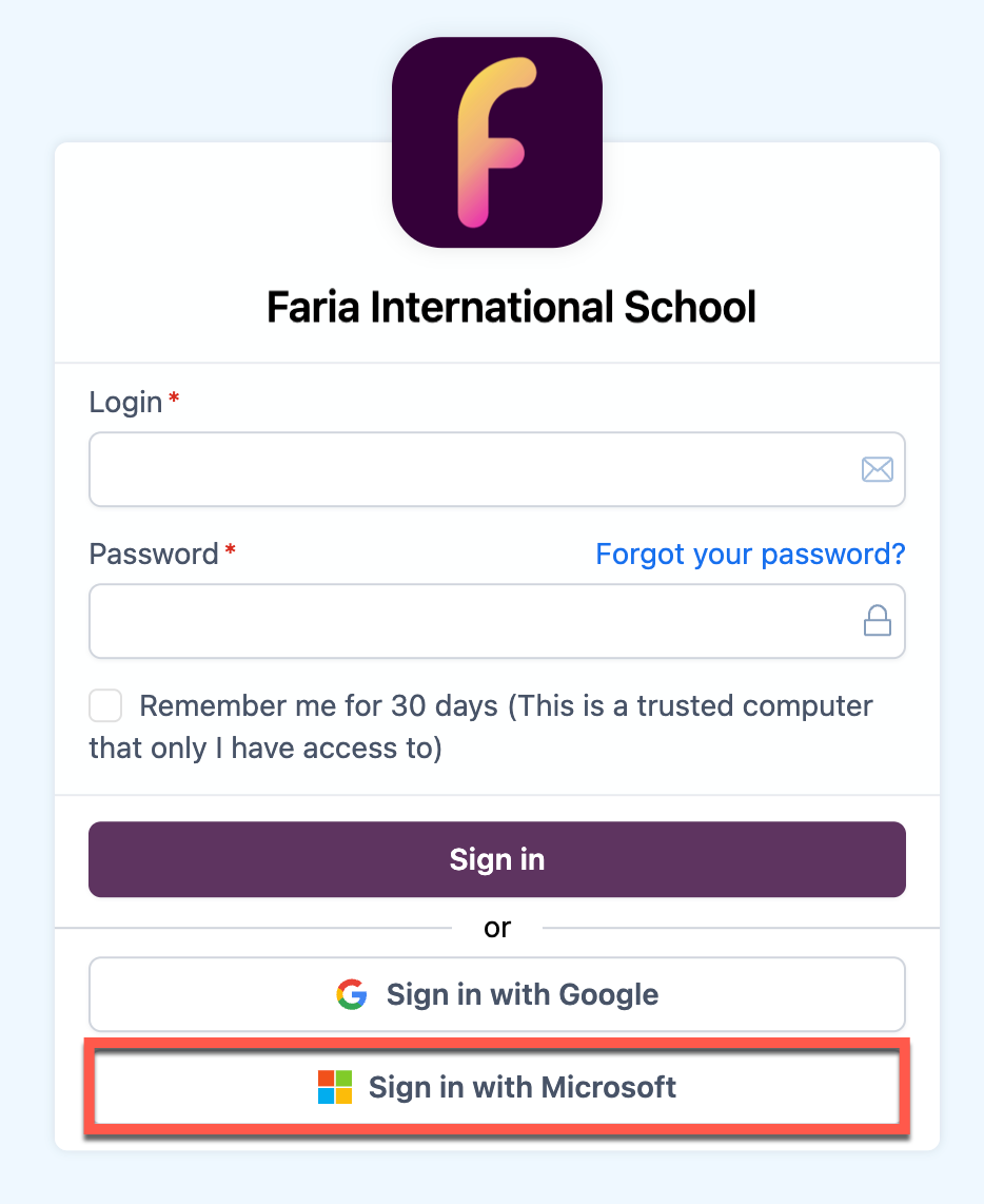 截图：点击使用 Google 登录并选择关联的 Google 账户