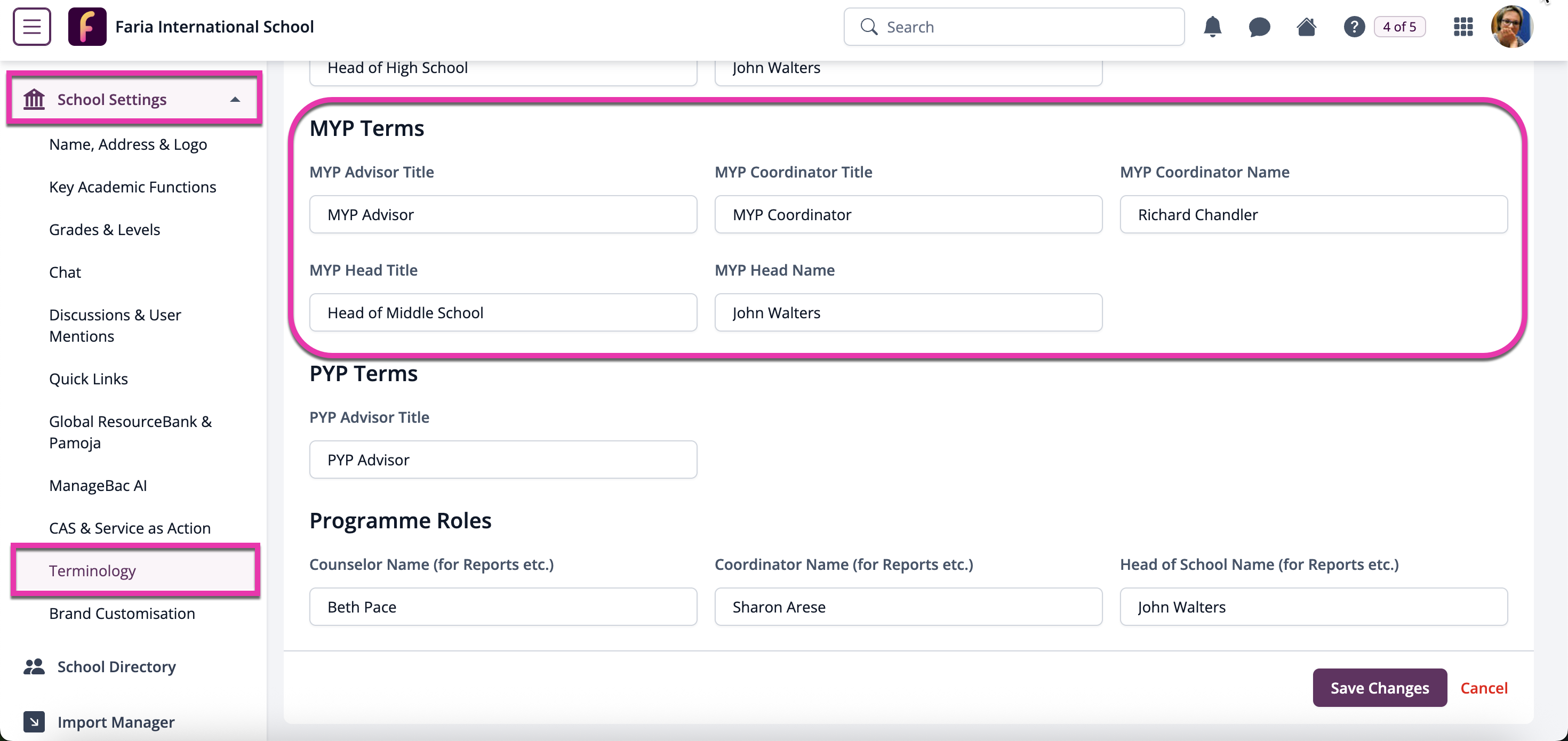 Captura de pantalla: Los tipos de archivo compatibles incluyen documentos de Word o PDF.
