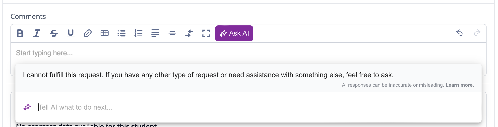 ManageBac+ AI 安全保障响应示例