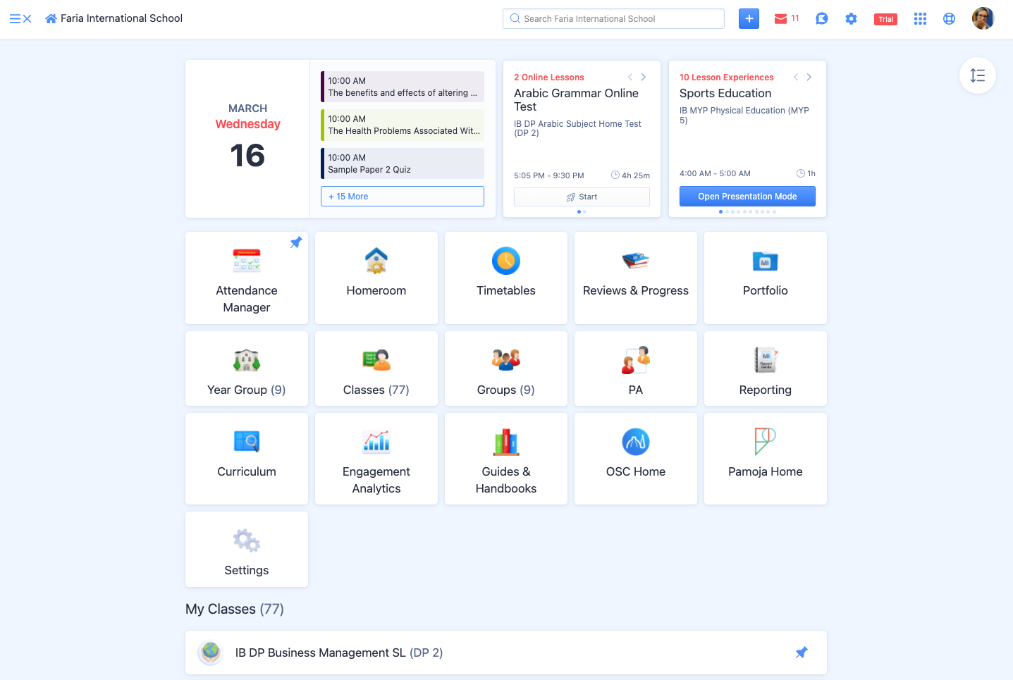 Captura de pantalla: El nuevo menú de inicio está disponible como página de inicio al iniciar sesión: 29 de marzo de 2022