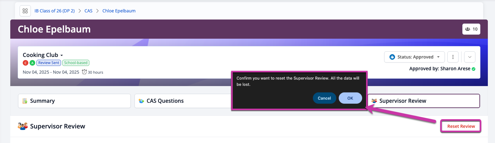 重置评论