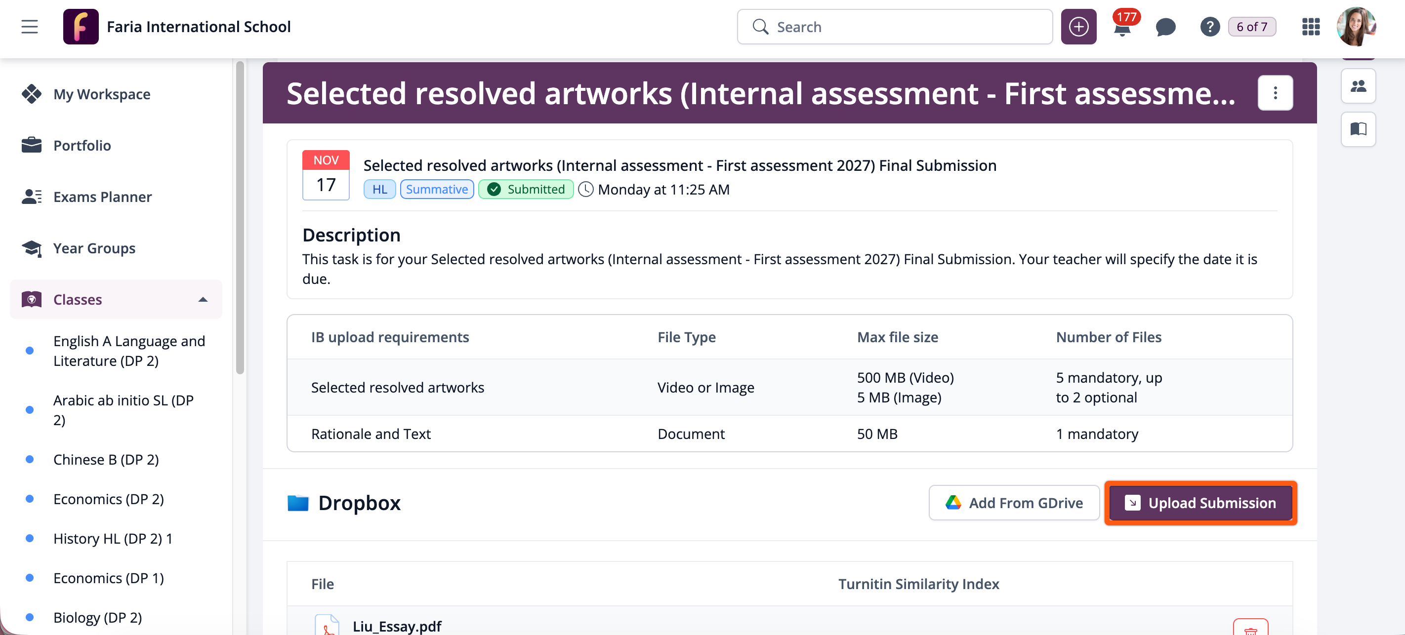 截图：默认情况下，所有IA任务的任务结果对学生隐藏。