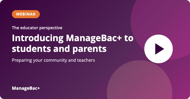 صورة مصغرة للندوة عبر الإنترنت: تعريف الطلاب وأولياء الأمور ببرنامج ManageBac+
