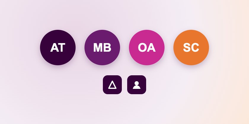 グラフィック：アカウントポータルに表示されるFaria製品バッジ